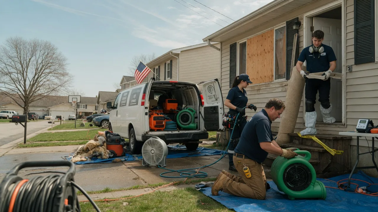 Water Damage Restoration in Rocky River, OH near me
